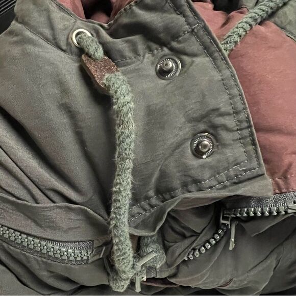 Vintage 90s Goose Down London fog Convertible Liner Shell Oversized parka coat S - Picture 15 of 16